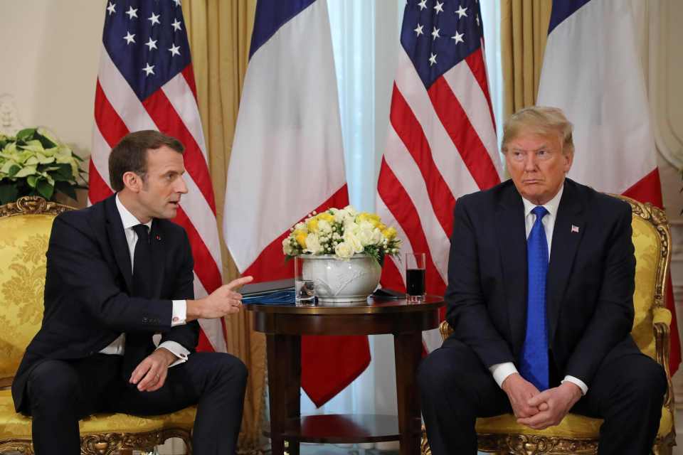  Trump says there's a "minor dispute" over a French digital service tax and US threats to slap new tariffs on French cheese, wine and other products