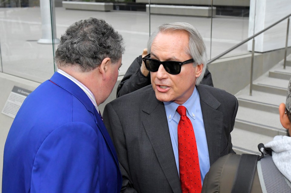  Unsworth's lawyer L. Lin Wood follows his client in to court ahead of the trial