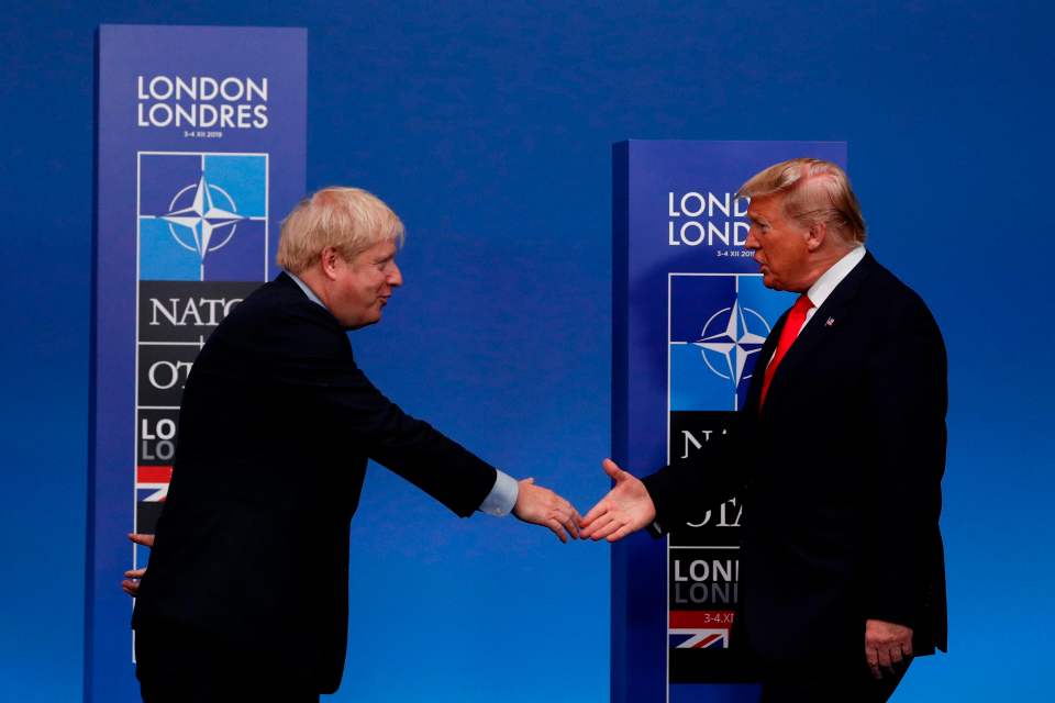  Boris and Trump held late night talks at No10 yesterday