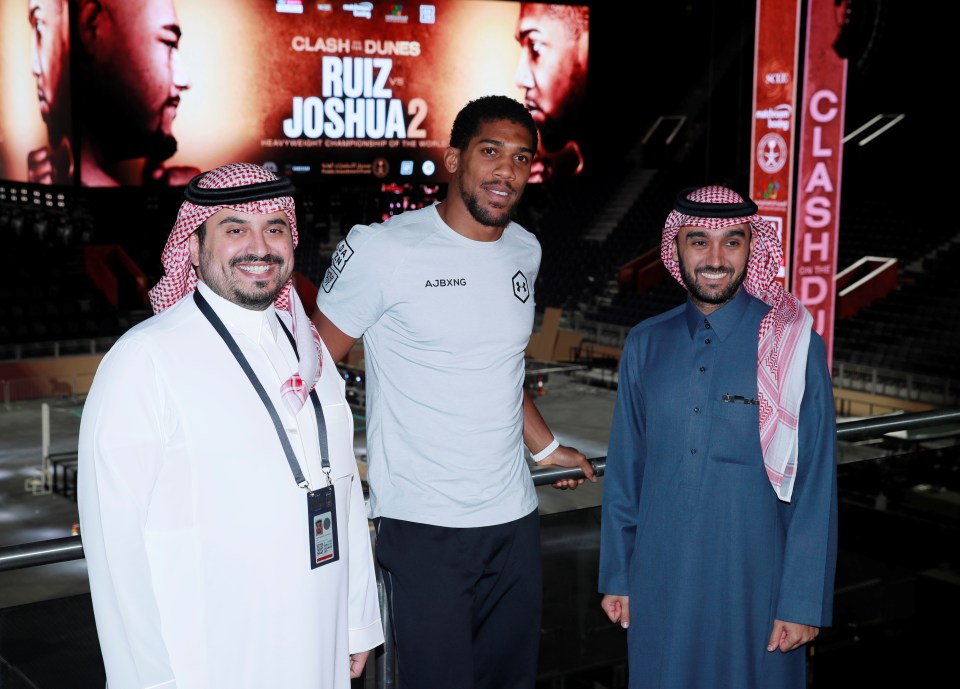 Anthony Joshua rematches Andy Ruiz Jr in Saudi Arabia for the unified belts