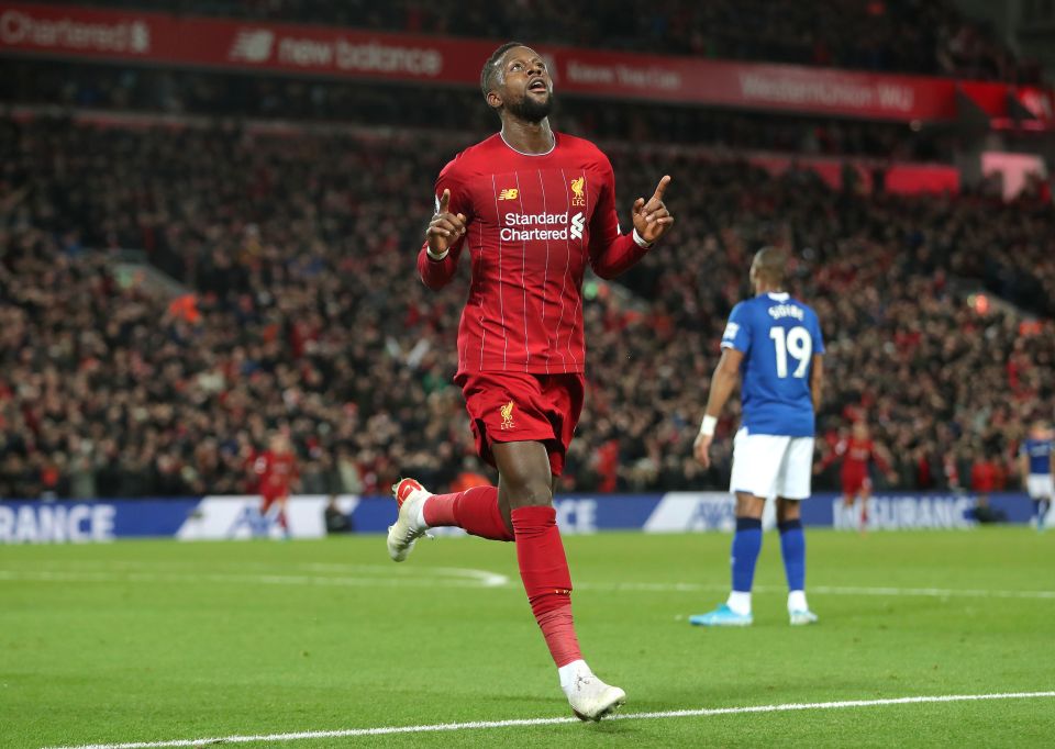 Divock Origi bagged against Everton once again as Liverpool's much-changed team won the Merseyside derby