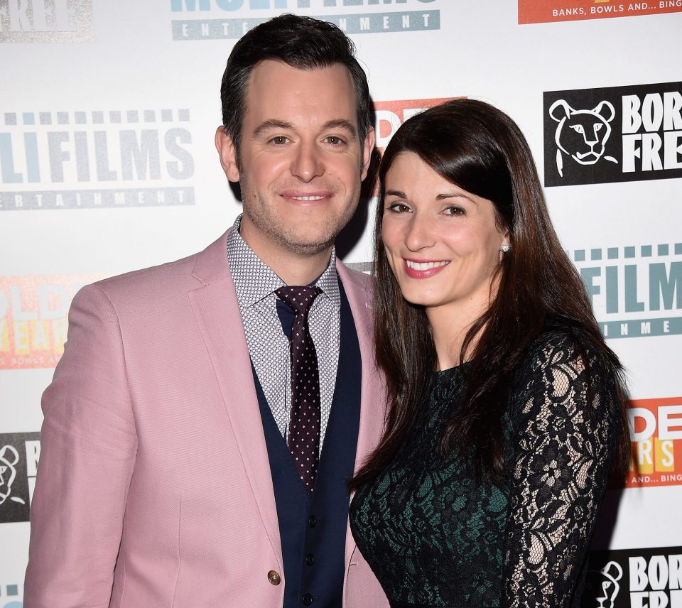  Matt Baker with his wife Nicola Mooney