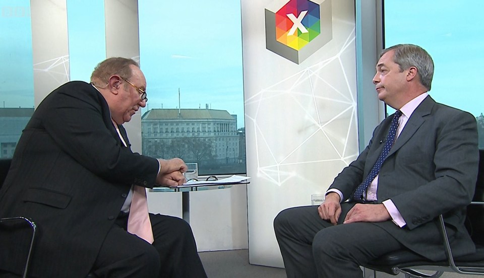  Farage used the interview to call out some Brexit party defectors