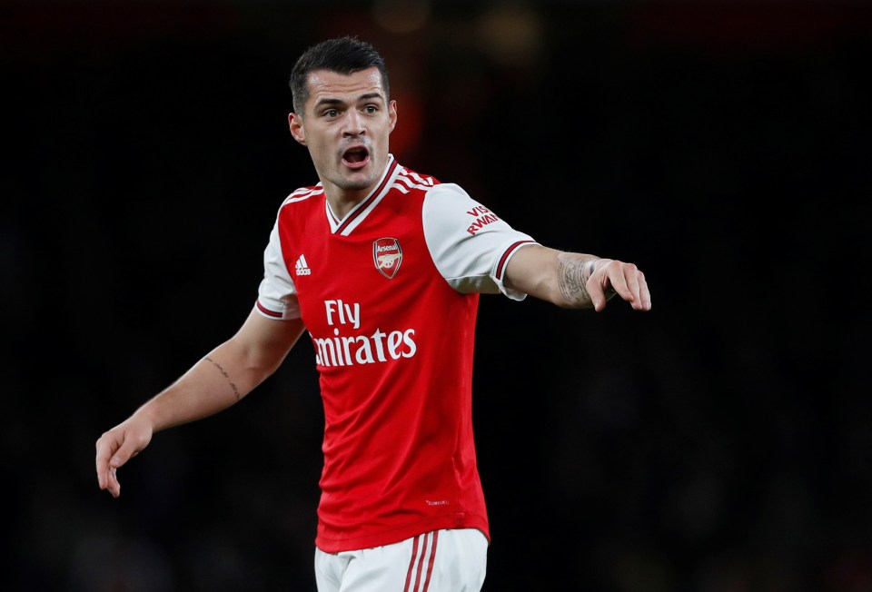  Xhaka was stripped of the Arsenal captaincy earlier this season