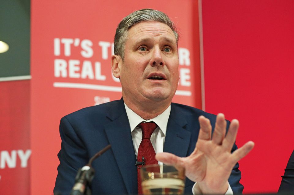  Millionaire Sir Keir Starmer claims he's 'working-class' in a pitch to replace Jeremy Corbyn as Labour's leader