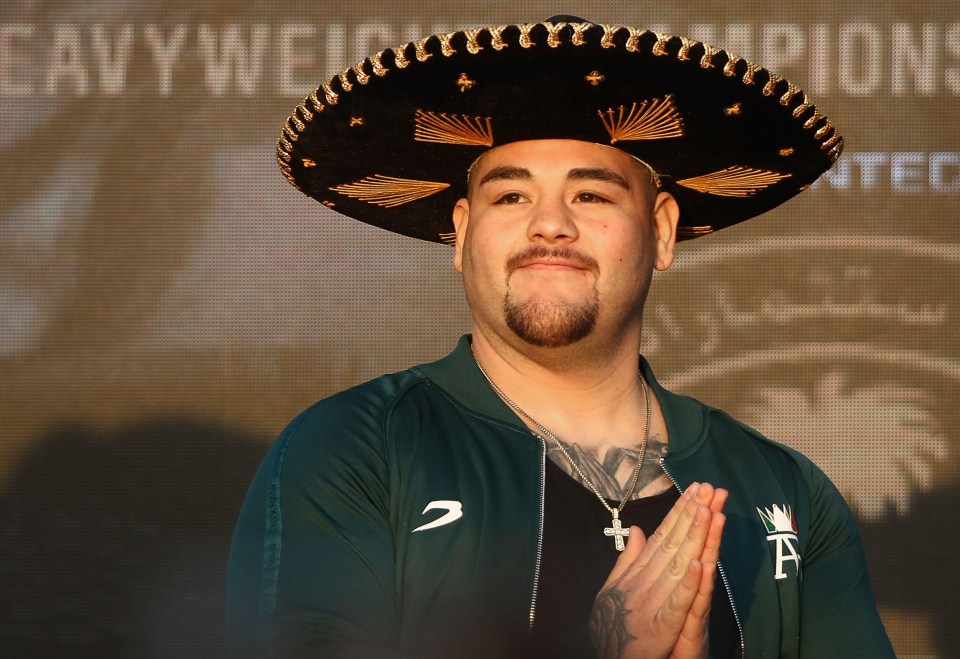 The Mexican weighed in wearing a sombrero, jewellery and trainers