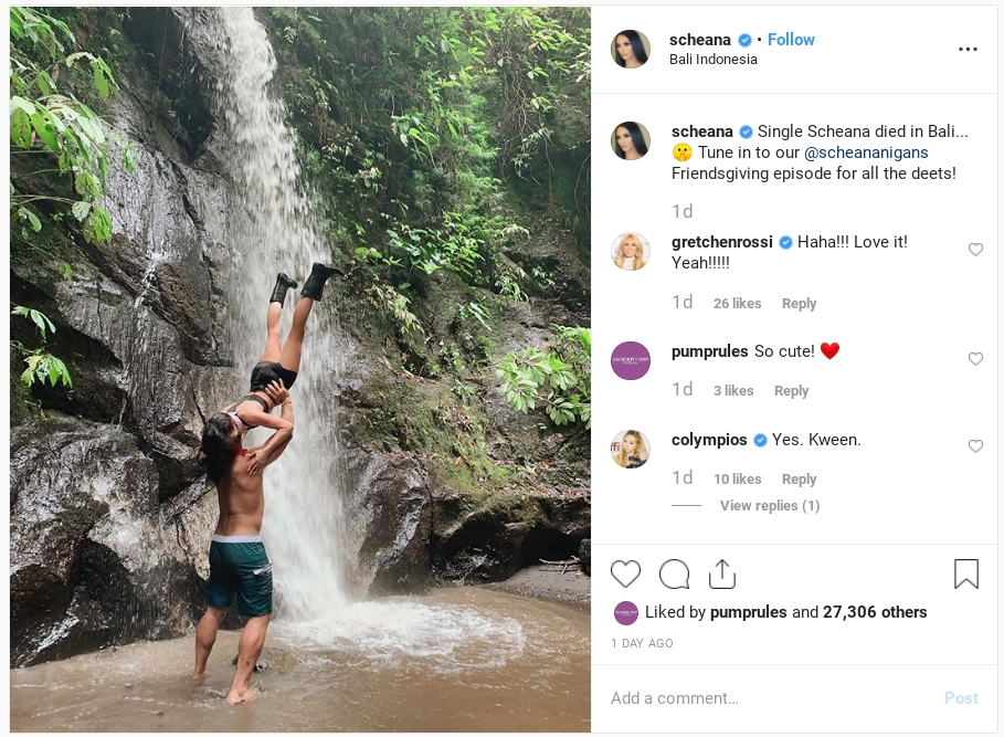  Scheana Shay introduced fans to her new Australian boyfriend, Brock Davies, on Instagram