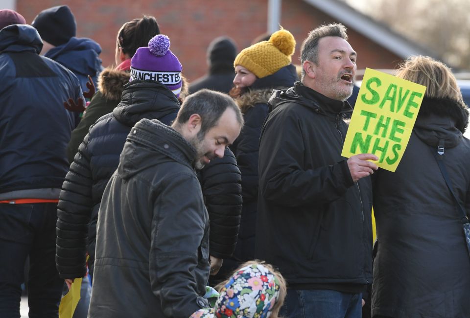  Later on the match was crashed by an anti-Tory protester