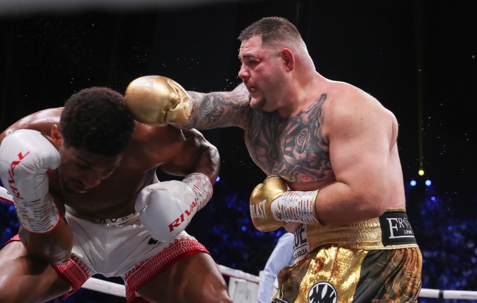 Ruiz finished AJ off in round seven of their initial fight