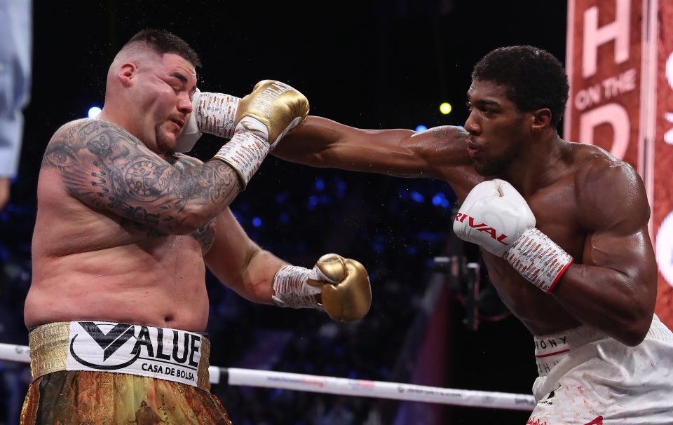  Joshua was battling once again for the unified heavyweight titles