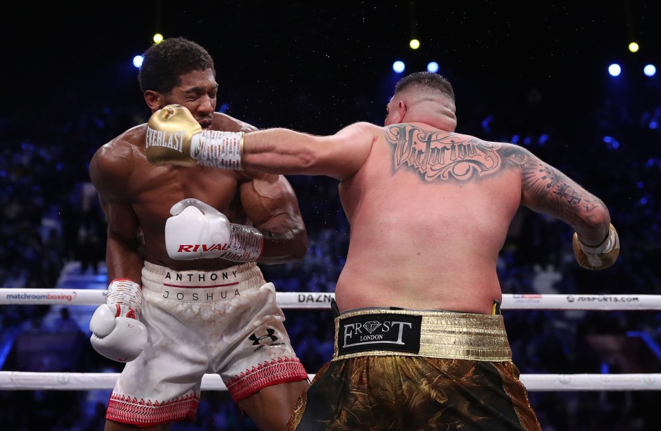 Ruiz was looking for his famous left hook throughout the fight