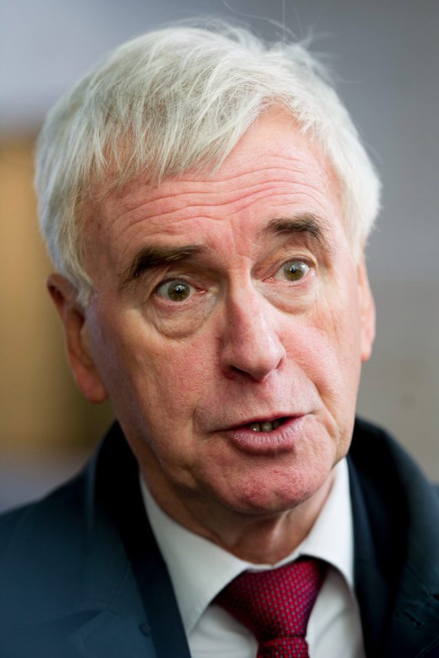  Mr McDonnell struggled to come up with anything that could match the Conservative message of "Get Brexit Done"