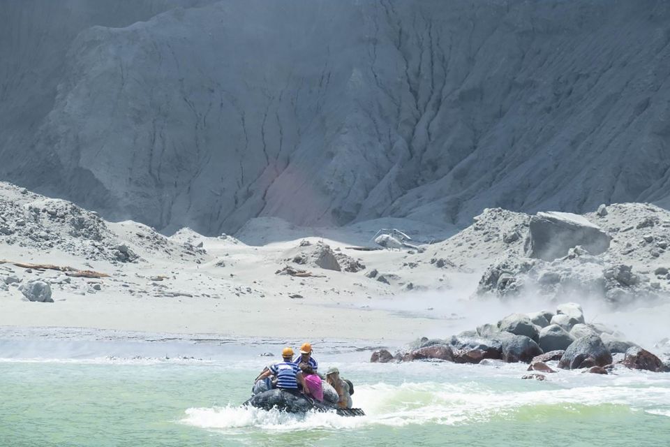  A boat was able to reach the shore and evacuate people