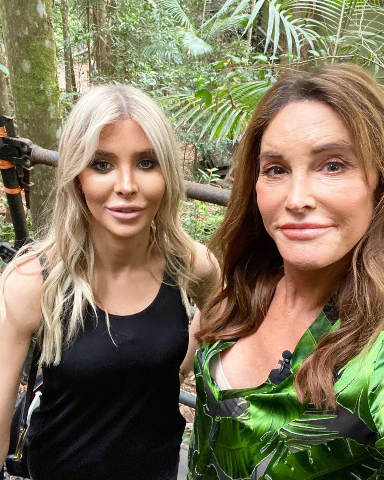  Sophia finally visited the jungle with Caitlyn after flying out to Australia at the show's end