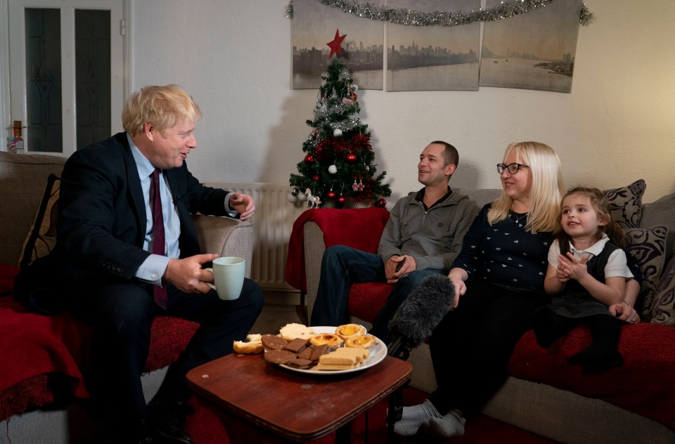  Boris Johnson is the PM who came to tea as he gets grilled by a family of Sun readers