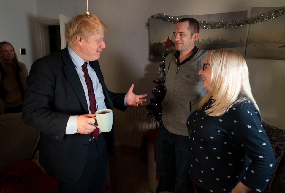  Boris Johnson was grilled over a cuppa on everything from Brexit to the NHS and knife crime