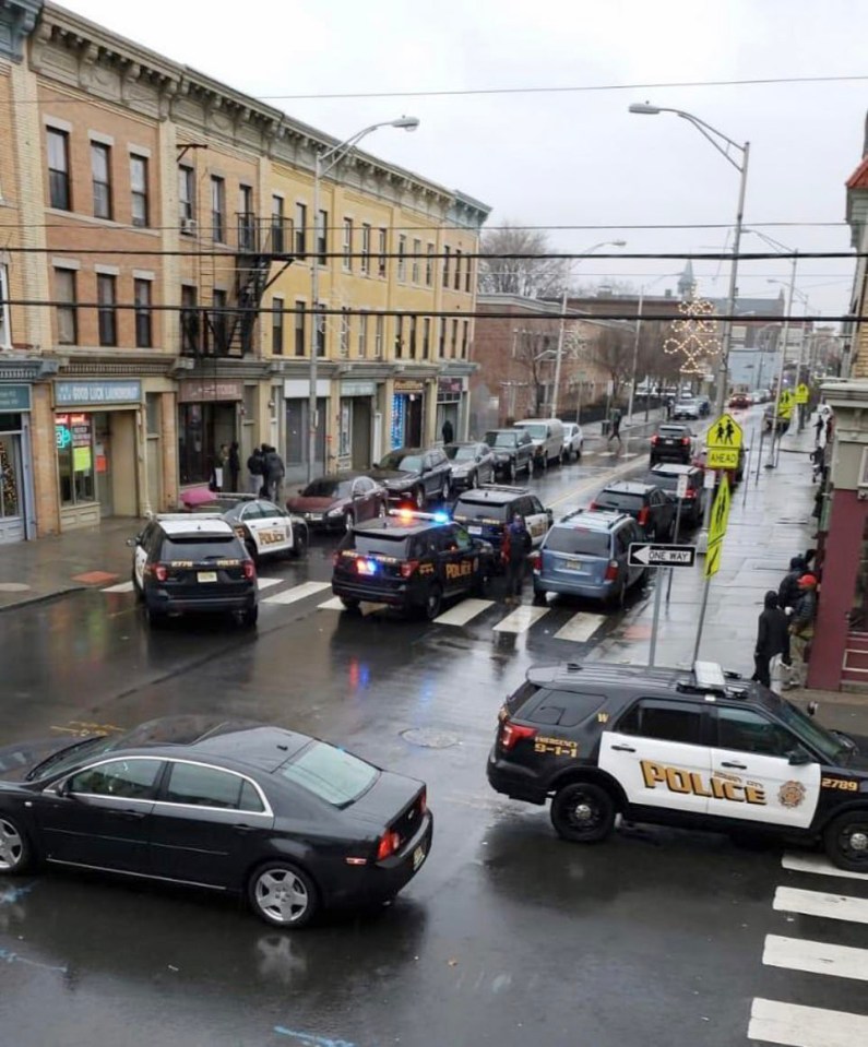  Cops blocked off the area surrounding the supermarket in the Greenville neighbourhood of Jersey City