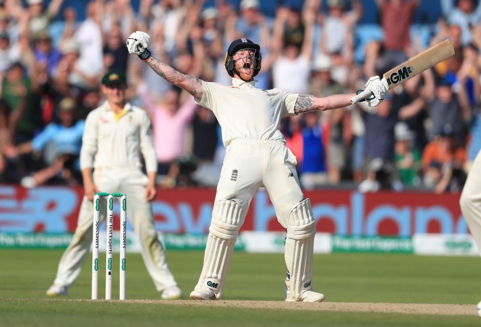  Stokes' heroic innings at Headingley helped England to a series draw in the Ashes