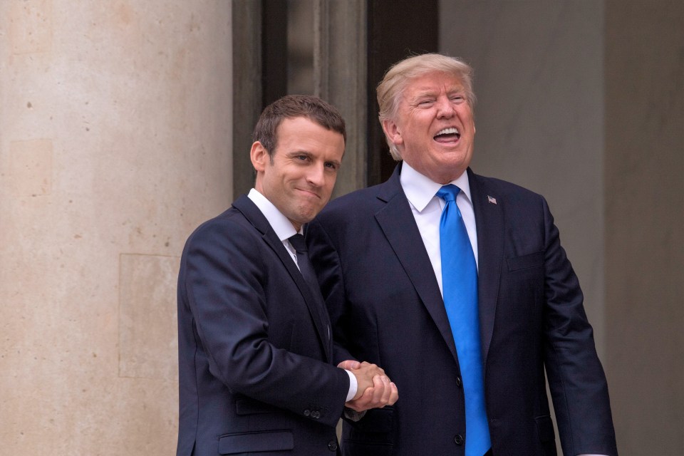  Donald Trump reportedly branded Emmanuel Macron a 'short pain in the a**'