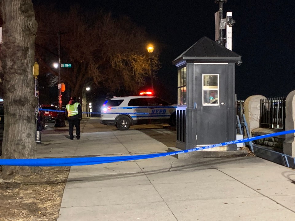  Columbia University's security team said reports of an empty security booth during the incident were "inaccurate"