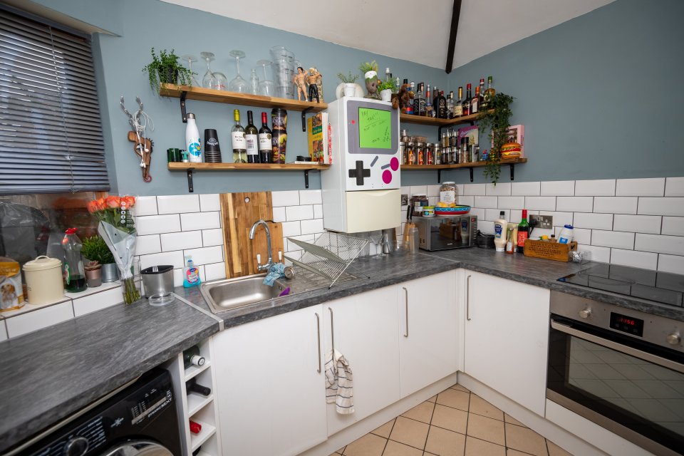  The previous owners had built an extension on the back for the kitchen