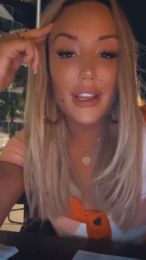  While on holiday Charlotte uploaded a number of rants to her Instagram story