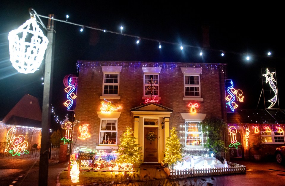  Residents have been taking part in the Christmas lights festivities for a number of years now, raising money for charities