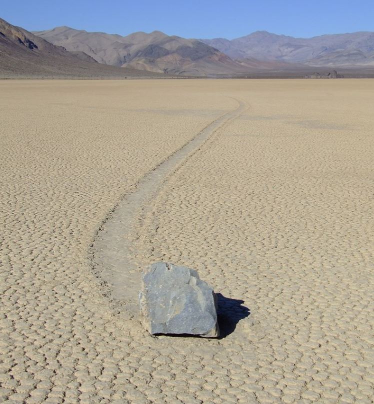  The mystery of the sailing stones was only solved a few years ago