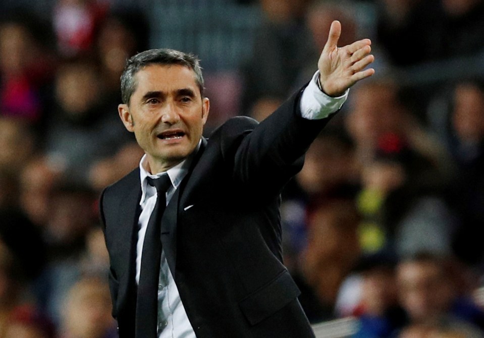  Ernesto Valverde has been replaced by Quique Setien