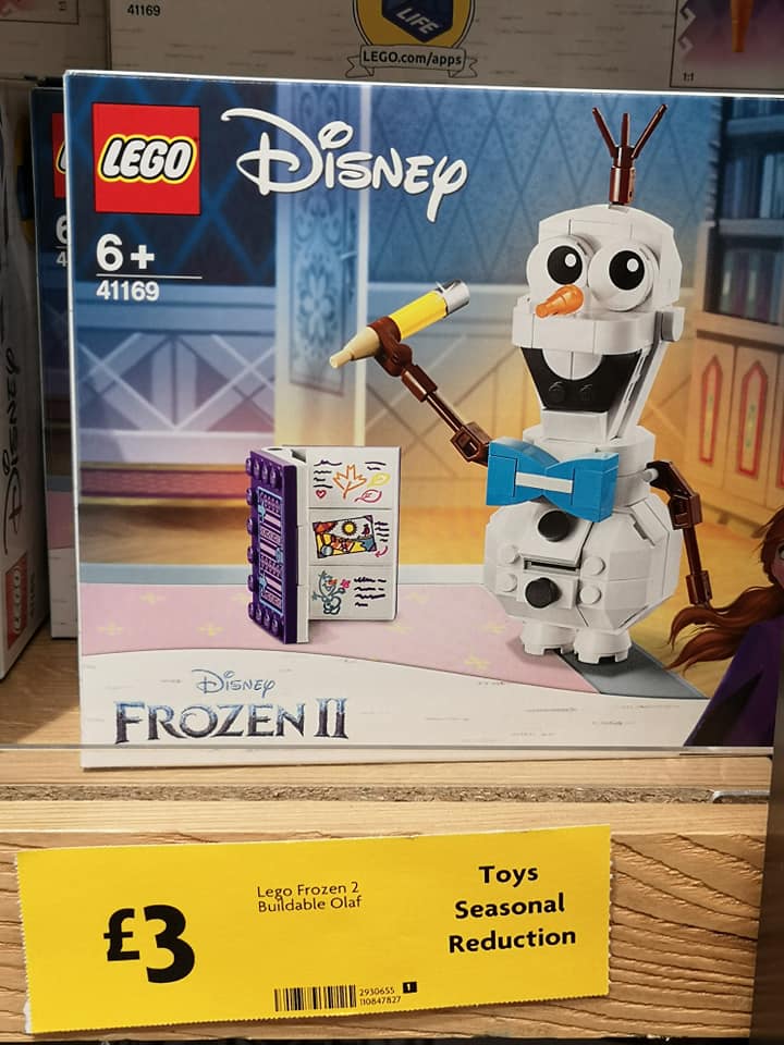  This Olaf Lego toy was being sold for £3