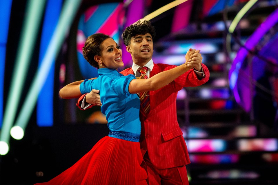  Karim and pro partner Amy Dowden lost out to Kelvin Fletcher and Oti Mabuse in the Strictly final