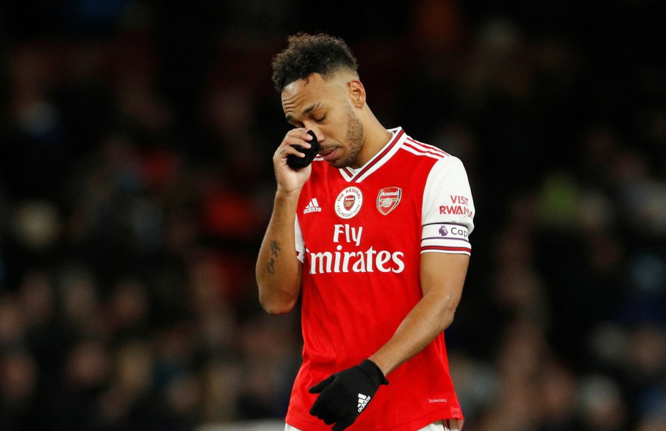  Pierre-Emerick Aubameyang is one of a number of Arsenal stars reportedly mulling over an exit