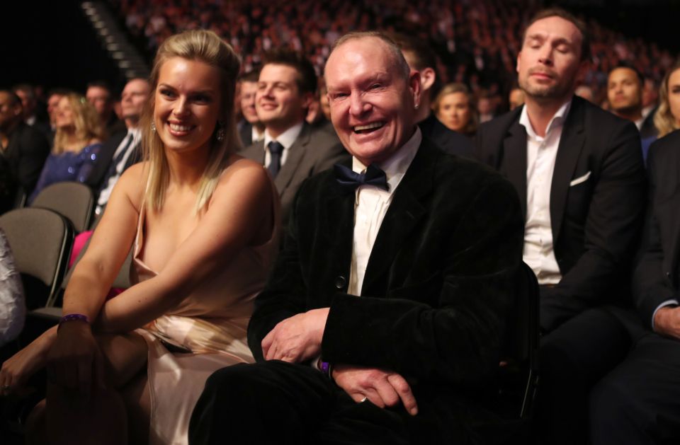  England legend Paul Gascoigne pictured at the SPOTY awards