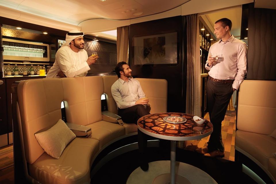 Etihad Airways lets travellers grab their own drinks