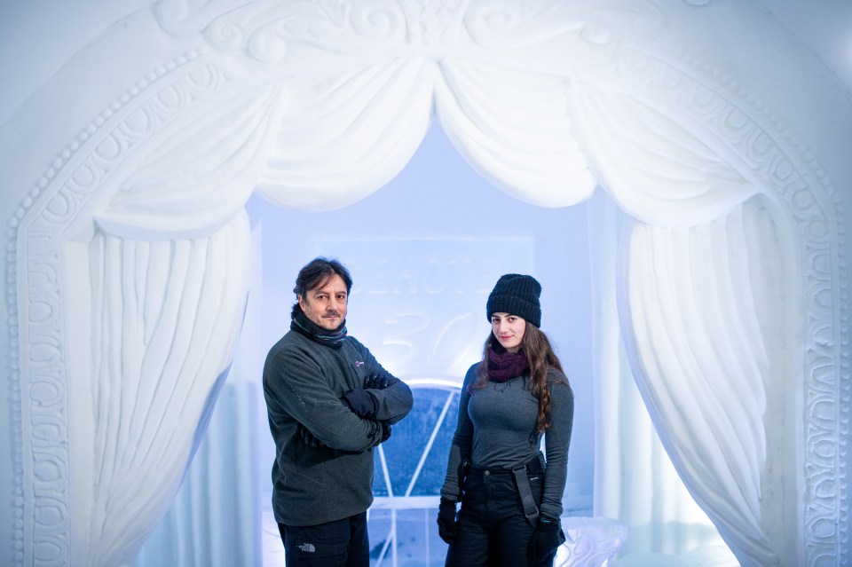 Production designer Jonathan Paul Green and art student Marnie Green are from the UK