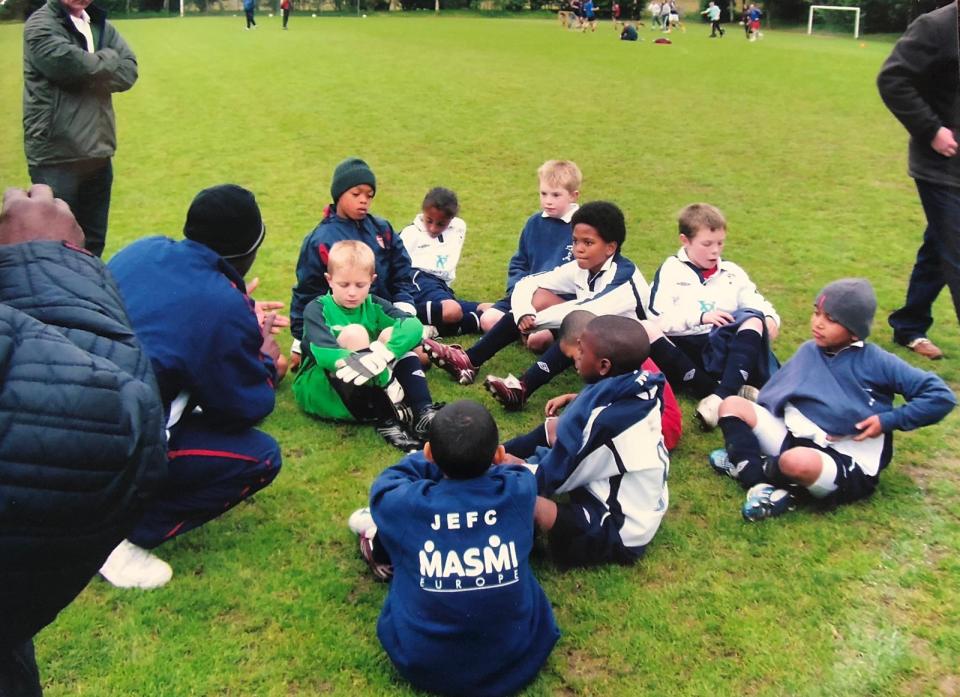  Wan-Bissaka and Senior played for Junior Elite as kids