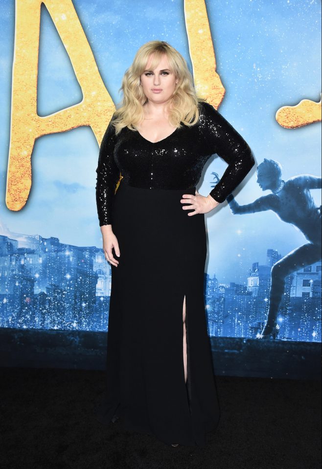  Rebel Wilson rocked her sparkly black dress