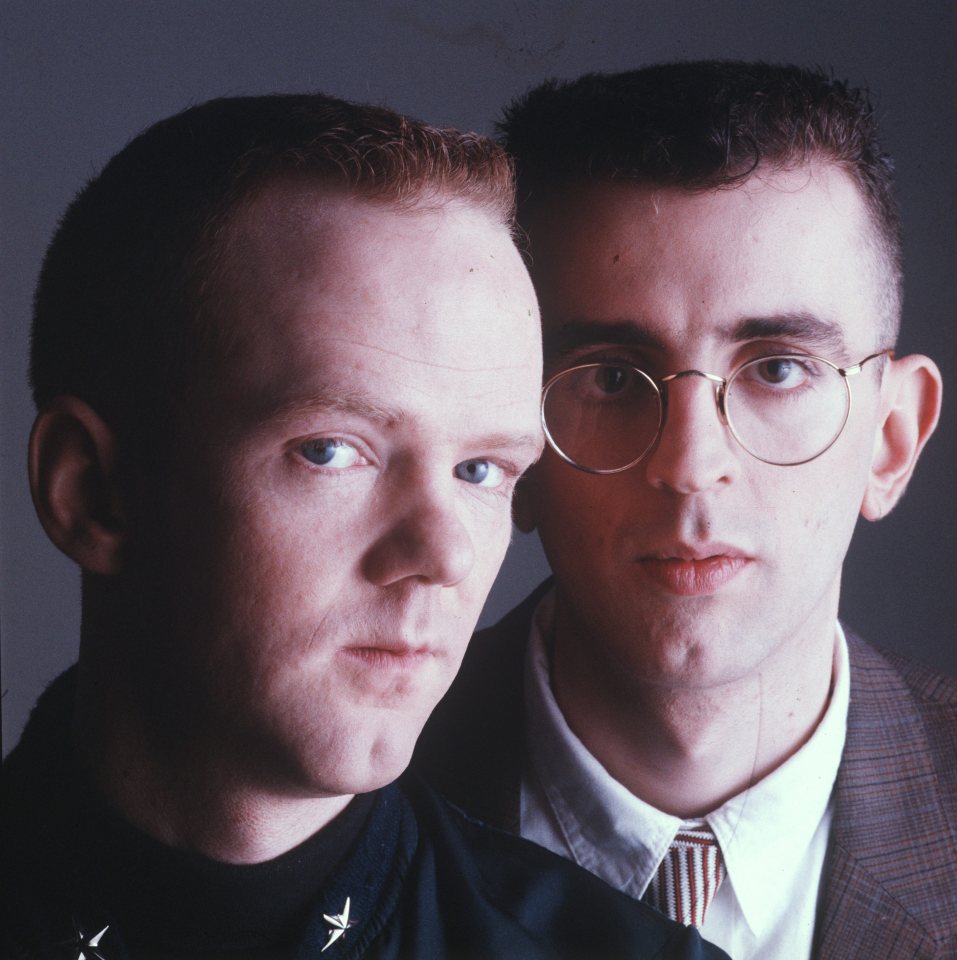  Jimmy Somerville and Richard Coles from British pop group The Communards