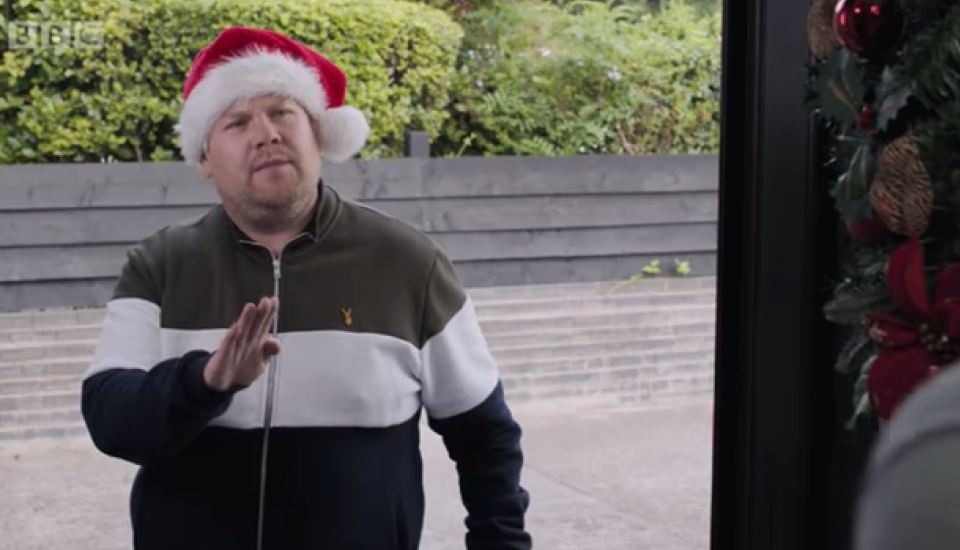  James Corden penned the festive special to air on Christmas Day on BBC One