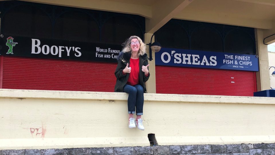  Next to Marco's Cafe is Boofy's Chip Shop, 'Nessa's favourite chippy'