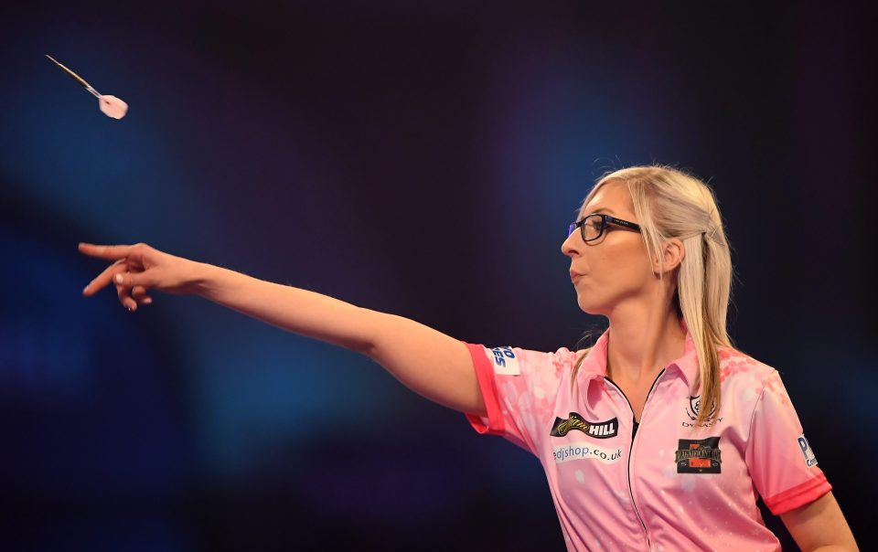 The Bucks star produced the performance of her life to beat Ted Evetts 3-2 in the first round of the PDC Champs