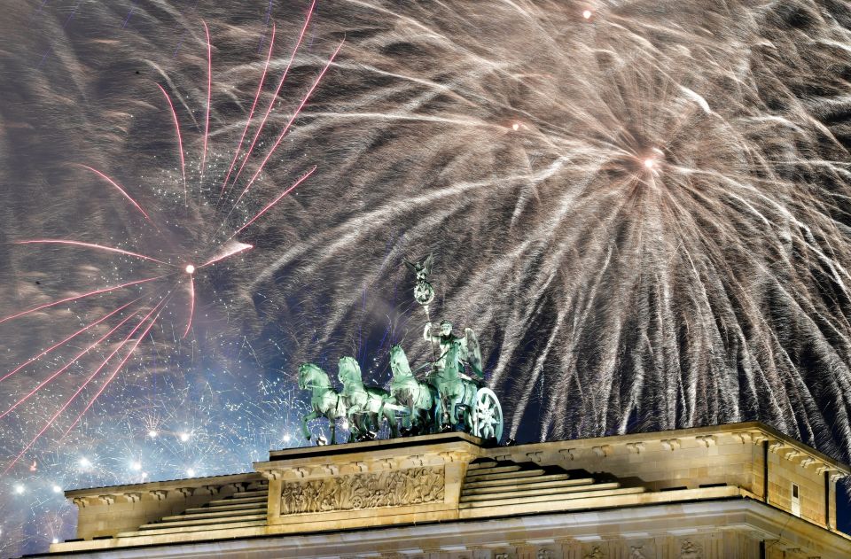  The Brandenburg Gate in Berlin is home to one of Europe's largest open-air New Year's Eve parties