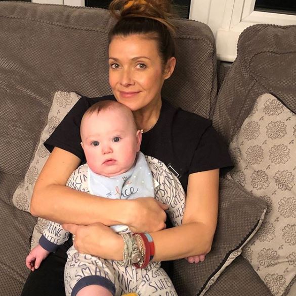  Kym now has grandson Teddy