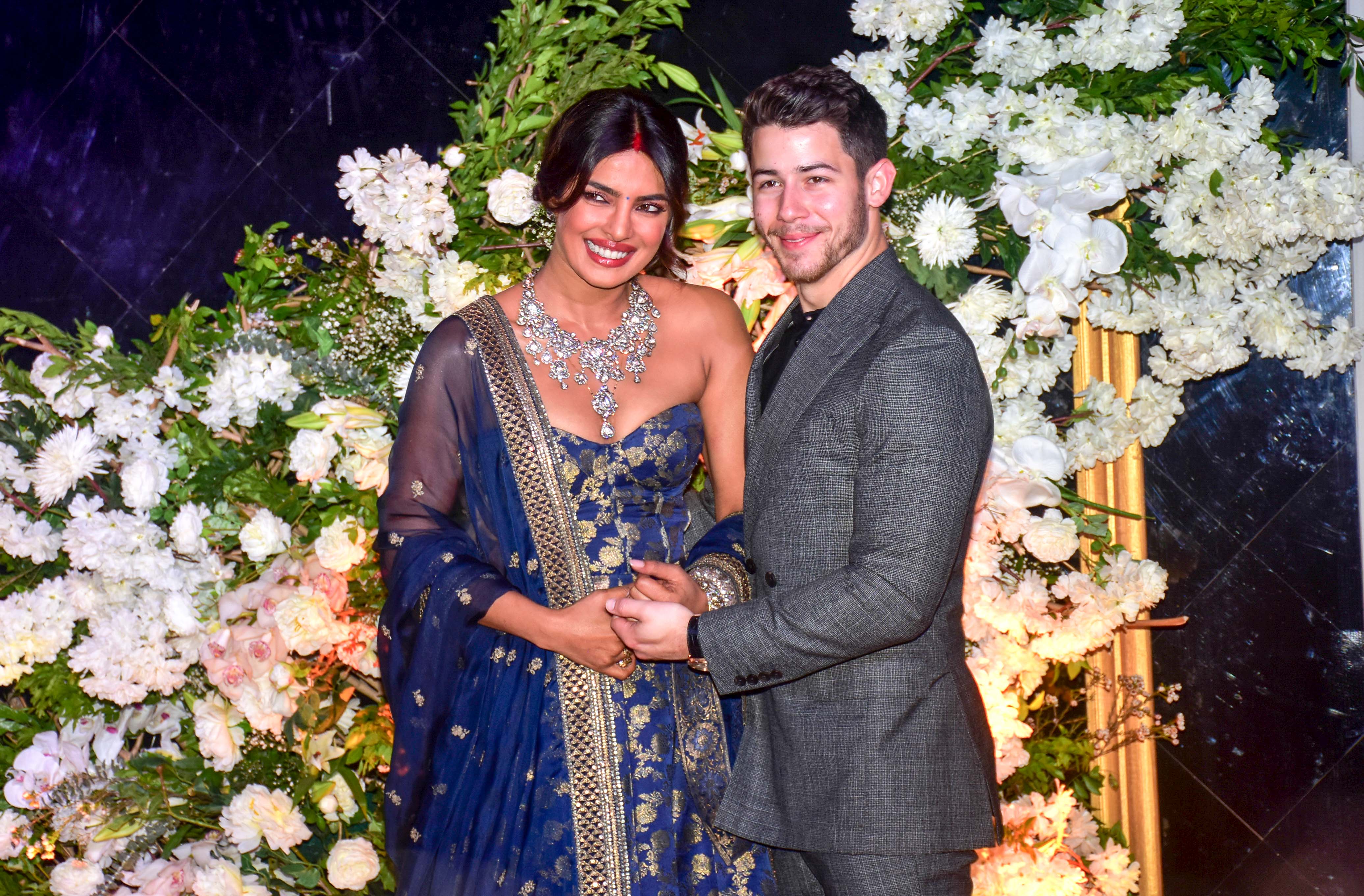 Priyanka had two weddings, an Indian one and a traditional Christian ceremony 