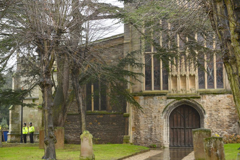  The memorial service is at Holy Trinity Church in Stratford-Upon-Avon