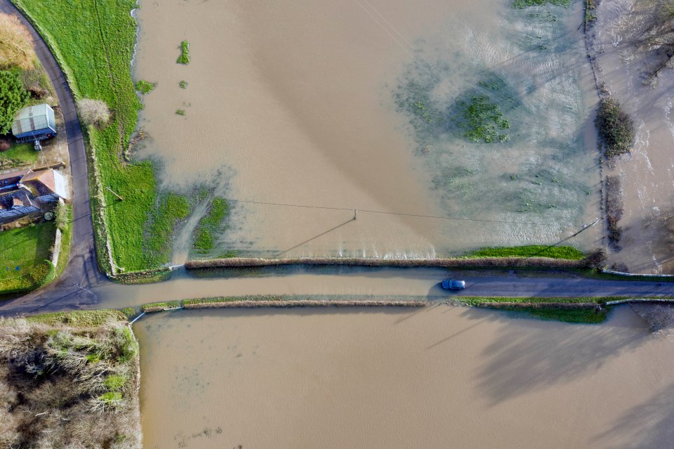  Motorways were shut and rail travel suspended in parts