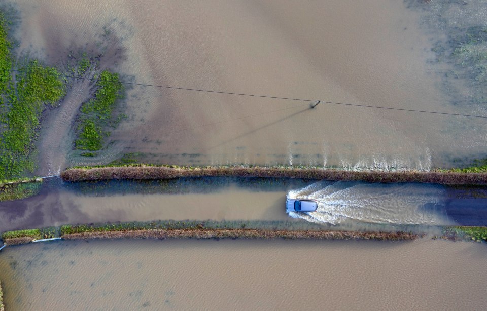  Travel chaos was sparked after heavy floods