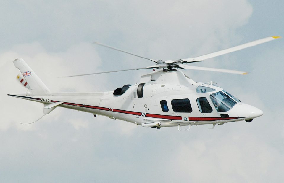  The duke was flown to London by helicopter