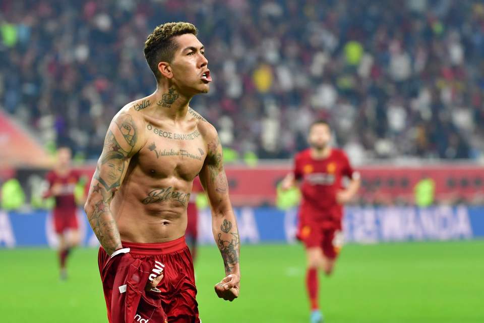  Roberto Firmino celebrates the only goal of the final after netting in the first period of extra time