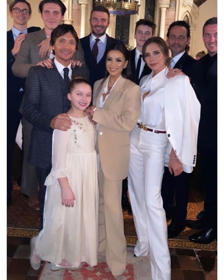  Victoria shared a sweet family snap from the special day